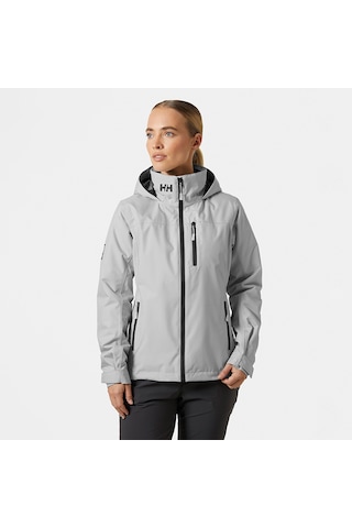 Helly Hansen Crew Hooded Midlayer 2.0 Kadın Gri Kapüşonlu Mont Gri
