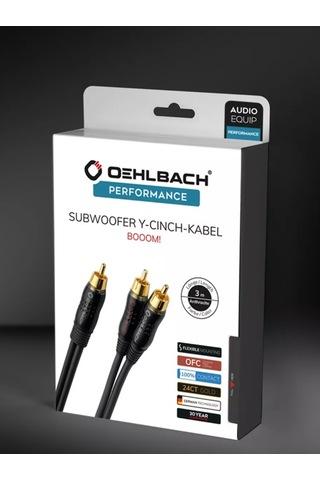 Oehlbach D1c23705 Y-rca 5,00 Mt Subwoofer Kablosu