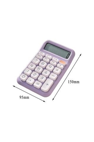 Powermaster Pm-25411 Mor 12 Haneli Hesap Makinesi-151766 Diğer