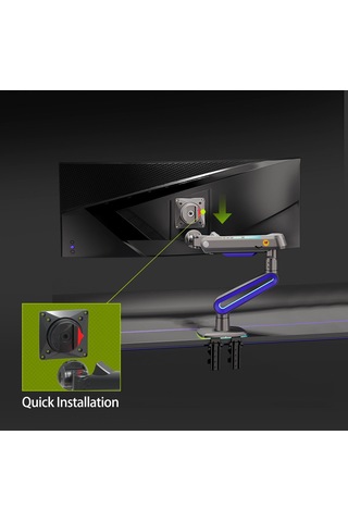 Nb Ergonomic G70-gaming , 32-60inch Rgb Aydınlatmalı , Oyuncu Mon