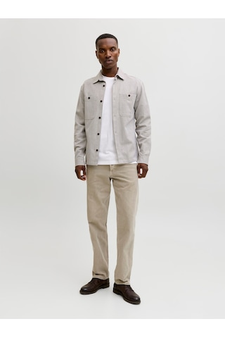 Jack & Jones Caleb Erkek Beyaz Tişört 12293019-bw
