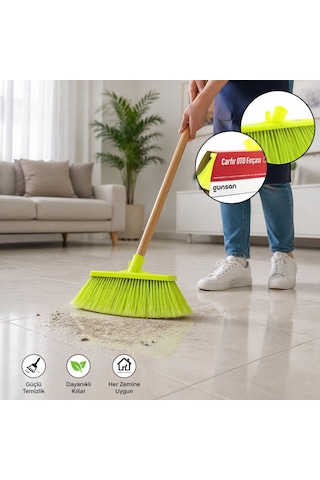 Günsan Carfır Oto Yıkama Fırçası - 9.5 Cm Kıl Boyu, Yumuşak Doku, Kutulu- 12'li Paket