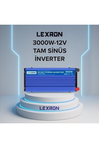 Lexron 3000w 12v 3000 Watt Tam Sinüs İnverter