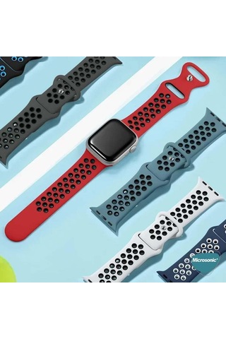 Watch Series 10 46mm İçin Kordon Rainbow Band Watch Series 10 46mm İle Uyumlu Kordon - Sku: Smg8690010128133