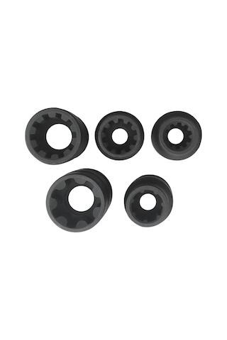 Samdoo Vw, Audi, Porsche Fren Kaliper Anahtarı Seti - 5 Parça Özel Soket Takımı 7 Ve 10 Noktalı Siyah