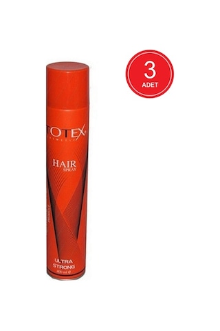 Totex Ultra Strong Saç Spreyi 3 x 400 ML