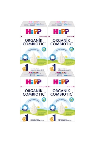Hipp Organik Combiotic 1 Numara Bebek Sütü 600 G x 4