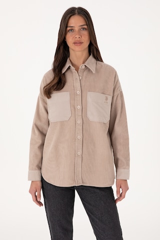 U.S. Polo Assn. Kadın Taş Uzun Kollu Tunik Gömlek 50290001-VR049