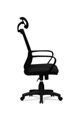 Ev Ve Ofis Çalışma Sandalyesi Bilgisayar Ve Yönetici Koltuğu Atlas Model Siyah