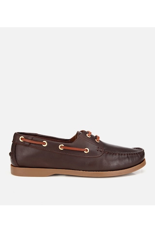 Hotiç Erkek Deri Kahverengi Bağcık Detaylı Günlük Loafer 02ayh319730a480 02ayh319730a480