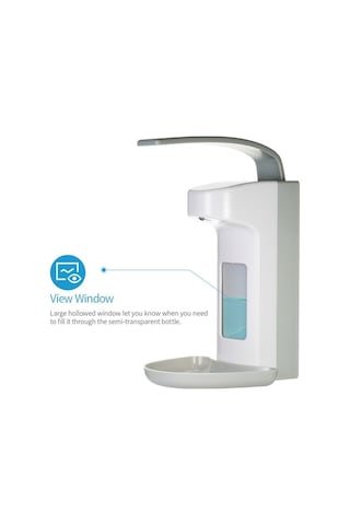 Novahub 500ml Duvar Montajlı Sabunluk Dispanseri -abs Malzeme -manuel Pres Sistemi Diğer