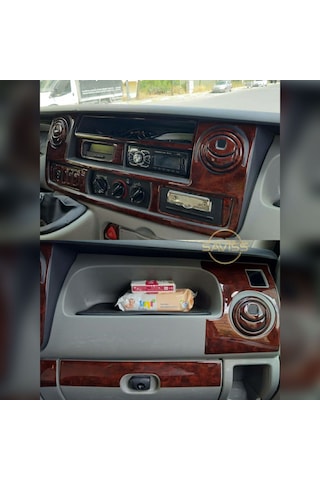 Renault Master 2 Gül Desenli Maun,Torpido Trim Maun Kaplama, Konsol Kaplama (Maun Gül Desen)