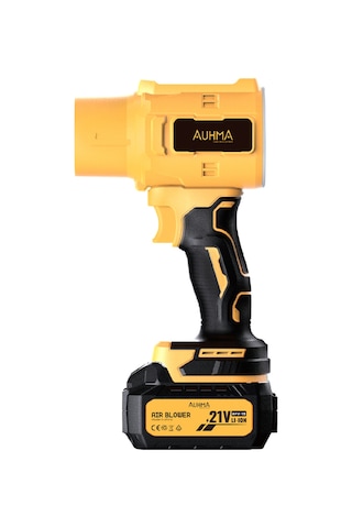 Ahv-18 Şarjlı Turbo Fan Hava Üfleyici Sarı - 21v Kömürsüz Motor Brushless - 32.000 Rpm Oto K