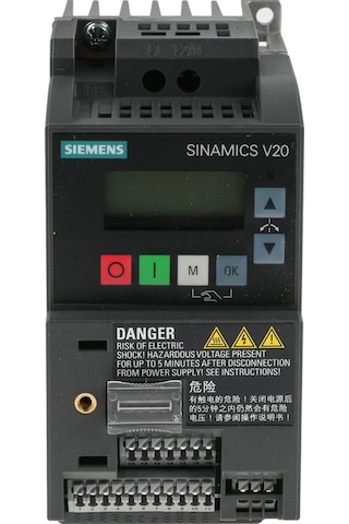 Siemens Sınamıcs V20 0,75 Kw Monofaze Sürücü (6Sl3210-5Bb17-5Uv1)