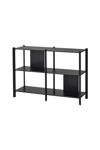 Ikea Jattesta Açık Raf Ünitesi, Siyah 120x85 Cm Ahşap - Siyah