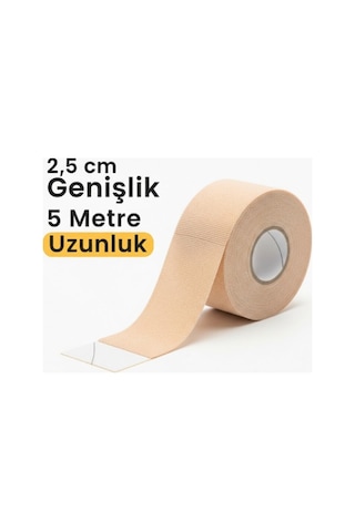 Kinzyo Ağrı Bandı 2.5 Cm X 5 M Ten Rengi 1