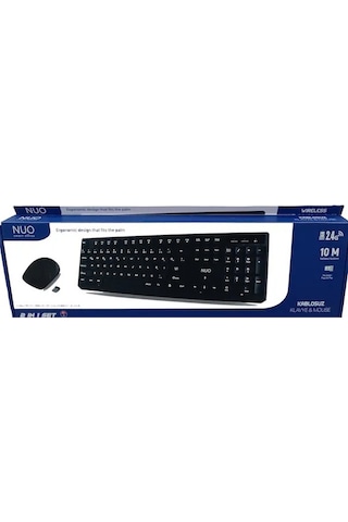 NUO Smart Office Kablosuz Klavye Mouse Set