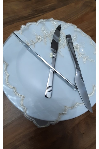 Kardelen 6 Adet Turkuaz Yemek Bıçak