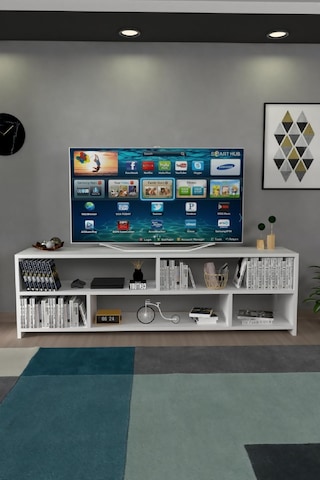 Kuzey Tv Ünitesi Beyaz Beyaz