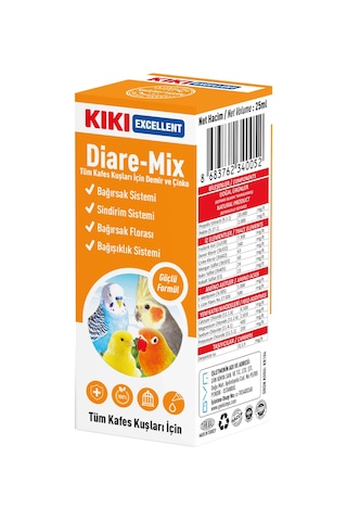 Kiki Excellent Kuş Diare-Mix 25 ML