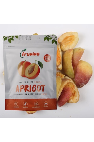 Dondurularak Kurutulmuş Kayısı 30 Gr, %100 Vegan, Glutensiz