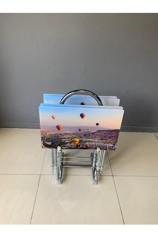 Camlı Çanta Sehpa, Sehpa, Zigon, 4lü Zigon, Çanta Sehpa-kapadokya