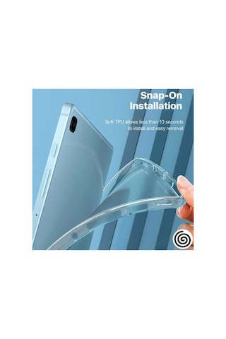 Samsung Galaxy Tab A7 10.4 Sm-t500 2020 Silikon Koruyucu Kılıf Nano Ekran Koruyucu