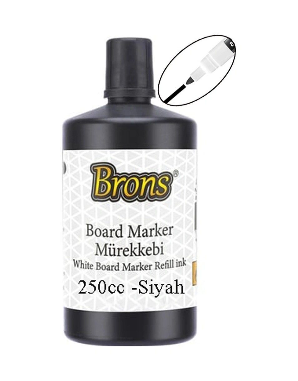Mavi Siyah Kırmızı Yeşil Yazı Tahta Kalem Mürekkebi 250ml 1 Adet Brons Tahta Kalemi Mürekkebi Kolay Silinebilir 250gr Çok Renkli