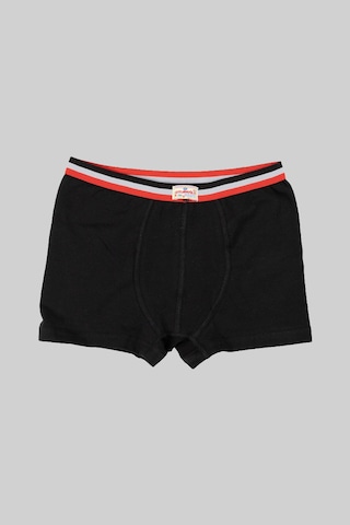 Ceylanoğlu 12'li Erkek Çocuk Likralı Sade Boxer-343-1 Siyah