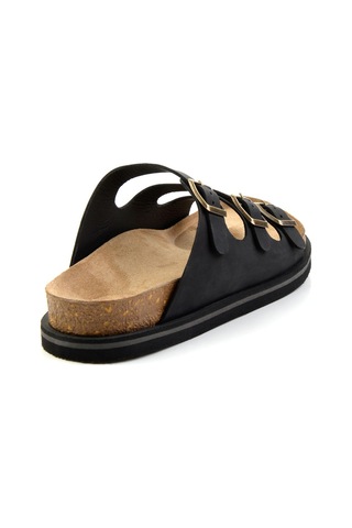 Siyah Leather Erkek Terlik E04801197901 Siyah