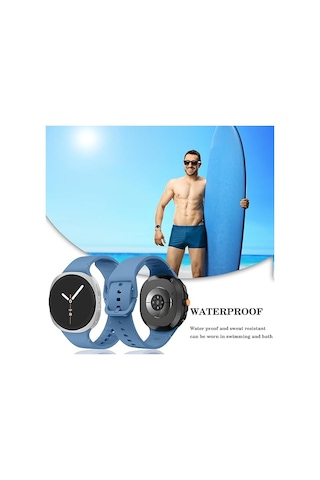 Samsung Galaxy Uyumlu Watch 8 40mm 44mm Classic 46mm Lansman 1-1 Kordon Spor Silikon Band