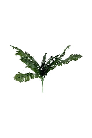 Yapay Çiçek 12 Yaprak Cycas Aşk Merdiveni Eğrelti Otu Sıkas Bitki