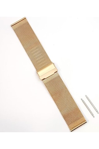 Hasır Kol Saat Kordonu Rose Çift Kilit 24 Mm (Ø1,90)
