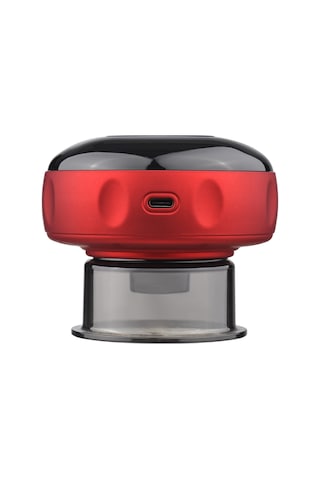 Teltree Kablosuz Vakumlu Isıtmalı Selülit Masaj Aleti - 12 Modlu Akıllı Şişmanlık Terapi Cihazı Kırmızı