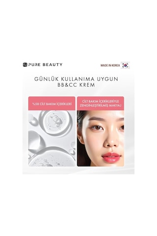 Pure Beauty Bb Krem Spf50 Pa++++ Ivory 30 Ml 0