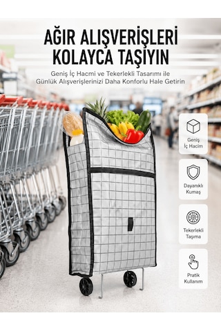 Geniş Hacimli Tekerlekli Çantası Dayanıklı Ve Ergonomik