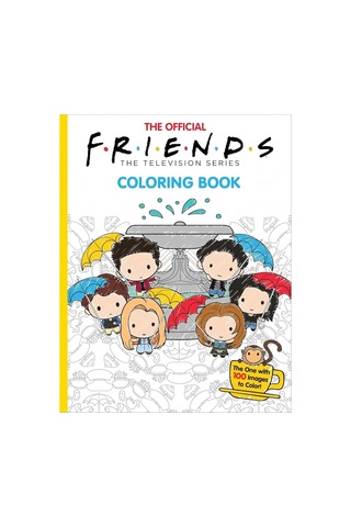 The Official Friends Coloring Book: The One With 100 Images To Color