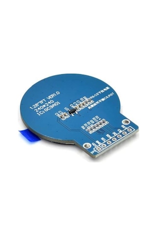Gc9a01 1.28'' 240x240 Oled Grafik Lcd Ekran - Yuvarlak Pcb