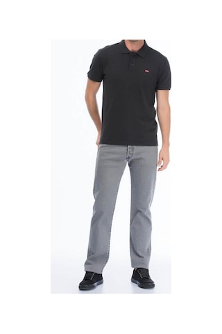 Levi's Erkek 501 Original Stretch Mid Rise Regular Fit Düz Paça Kot Pantolon - 00501-2370-5913 Dark Indigo - Worn In