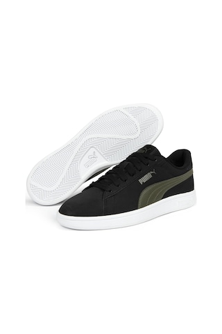 Puma Smash 3.0 Buck Unisex Siyah Sneaker Ayakkabı 39233607