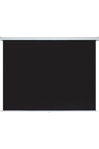 Codegen Fax-30 300x225 Cm Storlu Manuel Fiber Glass Projeksiyon Perdesi Arkası Siyah Fonlu