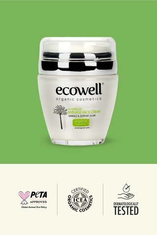 Ecowell Diamond Serisi Ginkolu Yaşlanma Karşıtı Yüz Bakım Kremi 50 Ml