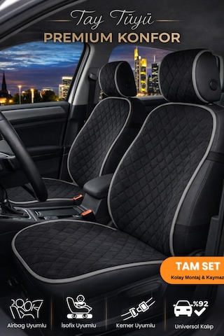 Oto Koltuk Kılıfı Tay Tüyü Oto Koltuk Minderi Tam Set Terletmez,kaymaz,su Geçirmez,airbag Uyumlu - Mnd5x4 Stiloto Oto Koltuk Kılıfı Tay Tüyü Oto Koltuk Minderi Tam Set Terletmez,kaymaz,su Geçirmez,airbag Uyumlu - Mnd5x4 Stiloto