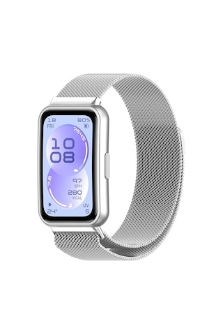 Band 11/11 Pro İle Uyumlu Kordon Manyetik Tasarımlı Paslanmaya Dayanıklı Band 11 Kordon Terletmeyen Nefes Alabilen Metal Hasır Band 11 Pro Kordonu