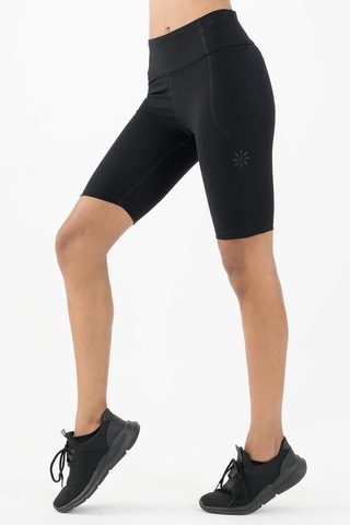 Maraton Active Slimfit Kadın Şort Fitness Siyah Şort 22267-siyah