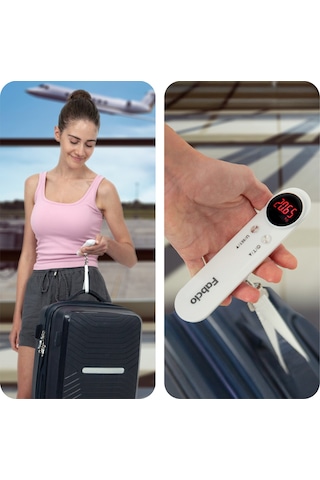 Fabcio Fitbag 50kg Kapasiteli Taşınabilir Dijital Seyahat Tartısı