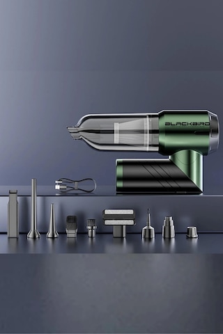 Blackbird Mk-5802 16000pa Katlanabilir Kablosuz Araç Süpürgesi 3 Kademeli Güç Şarjlı El Süpürges