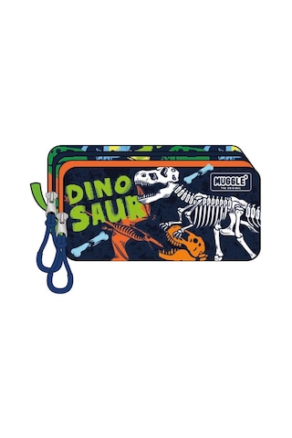 Muggle Mu-9162 Dino Koleksiyonu Kalem Çantası Çok Renkli