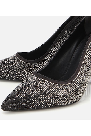 Hotiç Kadın Siyah Taşlı İnce Topuklu Stiletto 01ayh314780a100 01ayh314780a100 Siyah