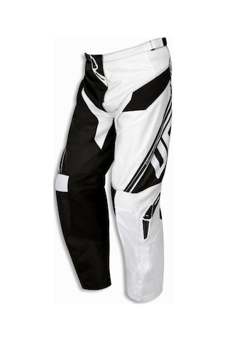 Ufo Cluster Pants K Motosiklet Pantolonu Beyaz - Siyah